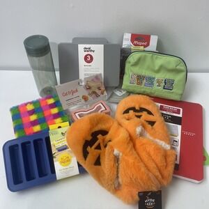 Target Mixed Lot Stationery Bento Box Tech Pouch Slippers Notebooks NEW Multi